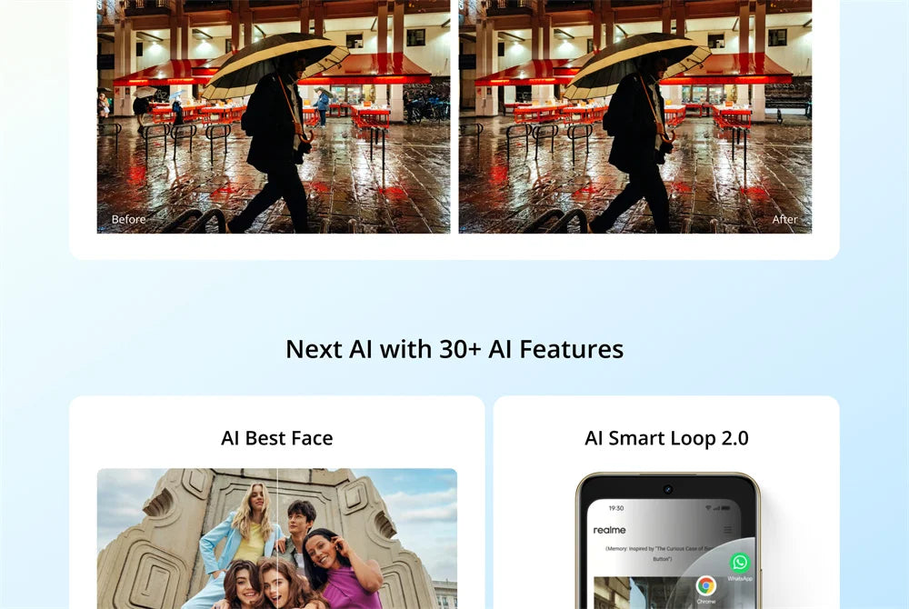 Unlocked realme 14 Pro Plus 5G NFC Snapdragon 7s Gen 3 50MP 3X Periscope OIS Camera 6.83" Curved Screen 6000mAh Battery IP69
