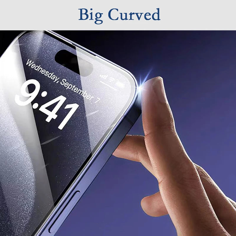 2pcs For iPhone 17 Air Pro Max 16e Premium Tempered Glass 9H Screen Protector Anti Scratch Full Glue Armor Retailer Box Choice