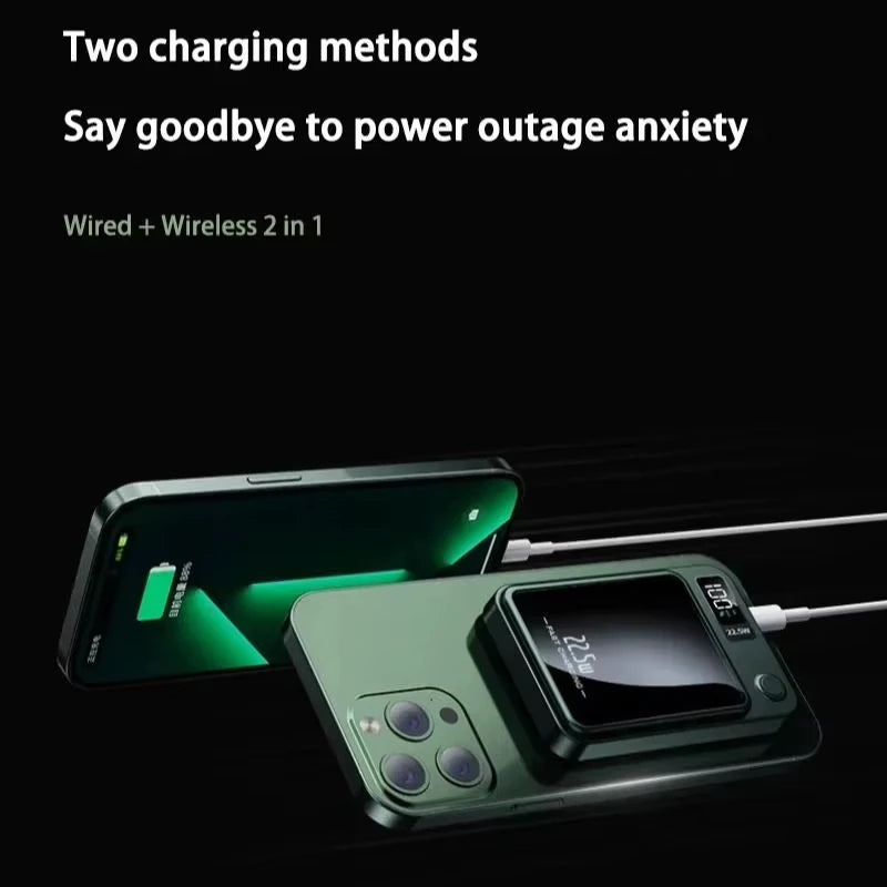 Oneplus 200000mAh Wireless Magnetic Power Bank 22.5W Fast Charging Portable External Battery PowerBank Magsafe for iPhone Huawei