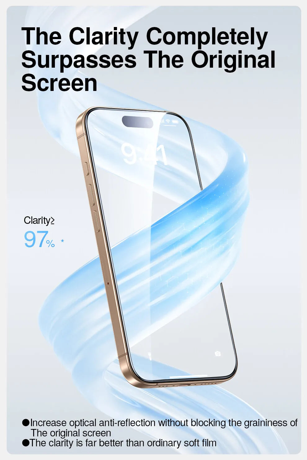 SmartDevil Screen Protector for iPhone 16 Pro Max 16 HD Clear Soft Film for iPhone 16 Pro with Quick Install Tool