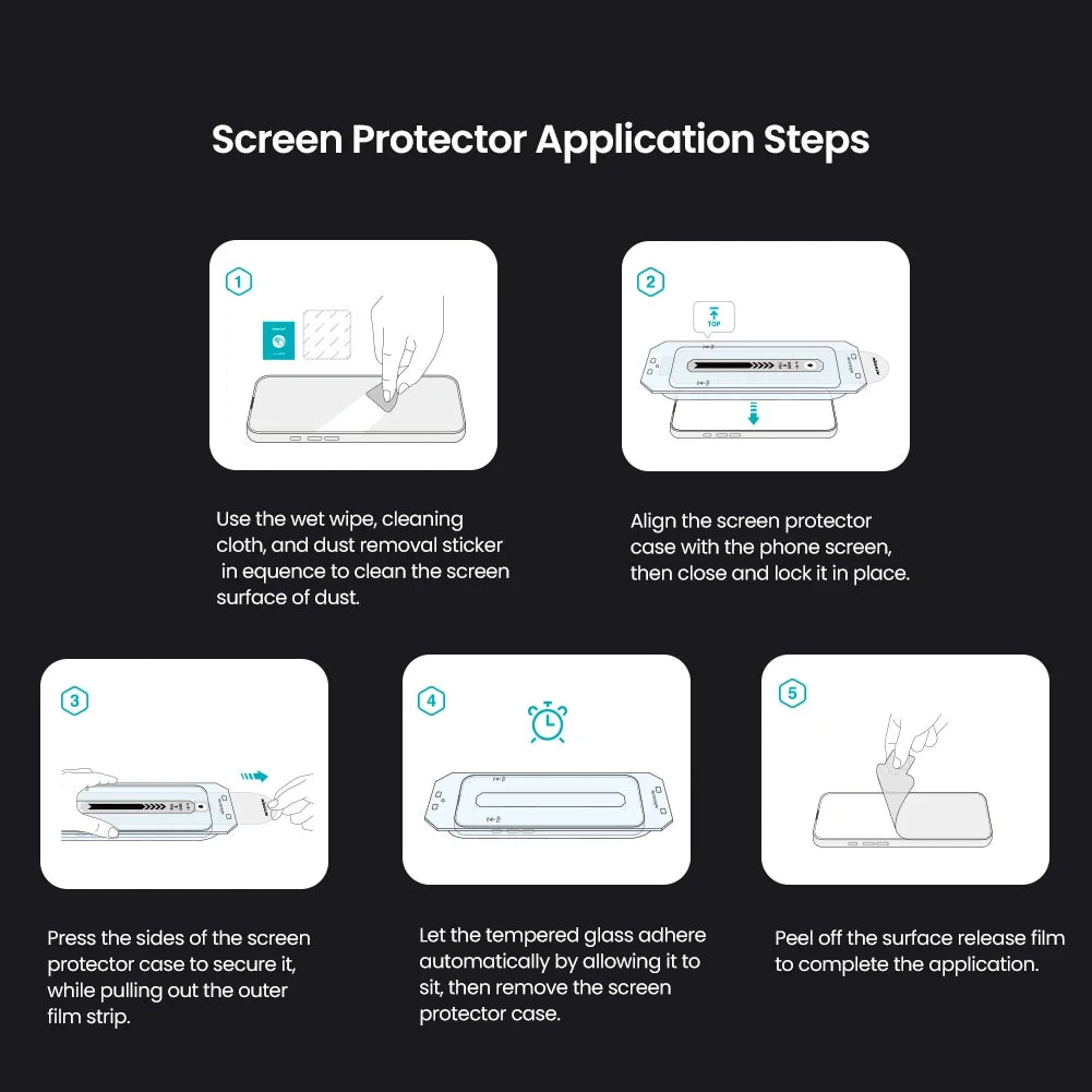 Nillkin for iPhone 16 Pro Max 16 Pro 16 Plus H+PRO Anti-Explosion Tempered Glass Phone Screen Protector with film sticking tool
