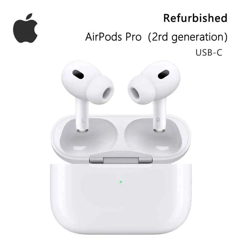 Apple AirPods Pro 2 Wireless Bluetooth Earbuds Active Noise Cancellation Transparency Spatial Audio USB-C MagSafe Charging Case