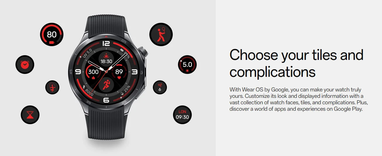 Original OnePlus Watch 3 Global Version Smart Watch 1.5 inches AMOLED 32GB Memory Snapdragon W5 Wear OS by Google NFC IP68 5ATM