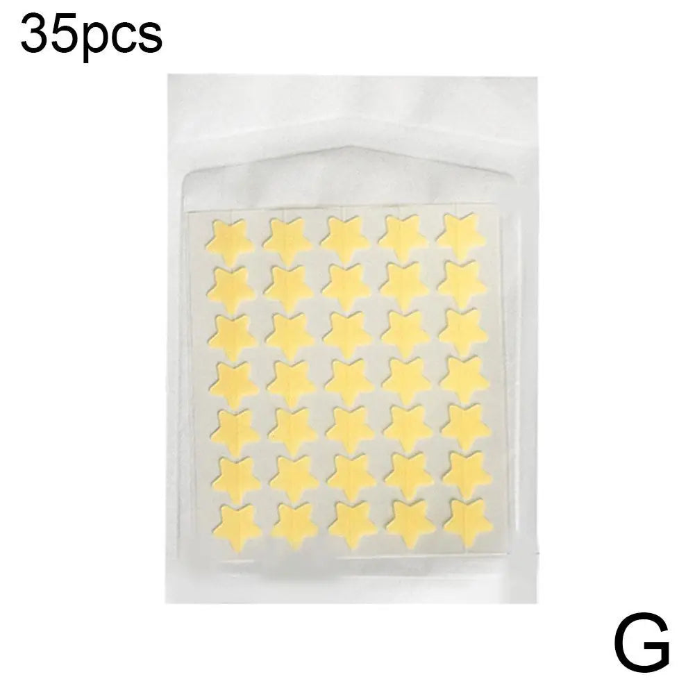35/40Pcs Colorful Cute Star Heart Shaped Acne Treatment Sticker Invisible Acne Cover Pimple Patch Skin Care