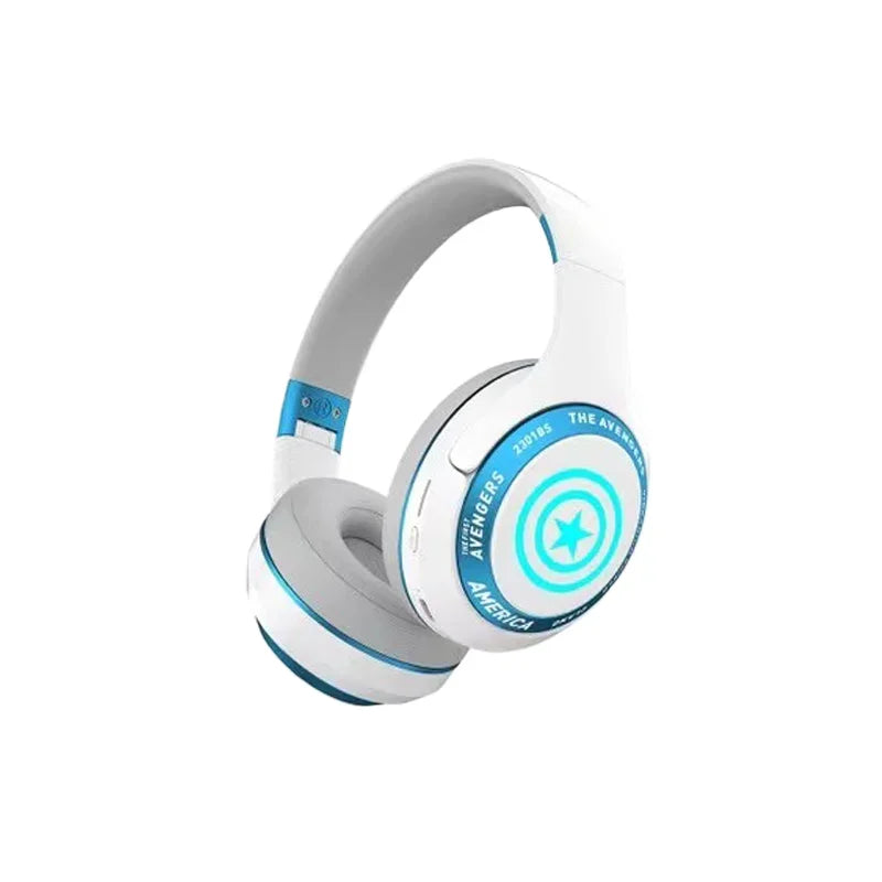 Disney Marvel Headphones Bluetooth Wireless Foldable Music Earphones Spider Man Noise Reduction Game Headset Anime Cartoon M7000 - Universal Market