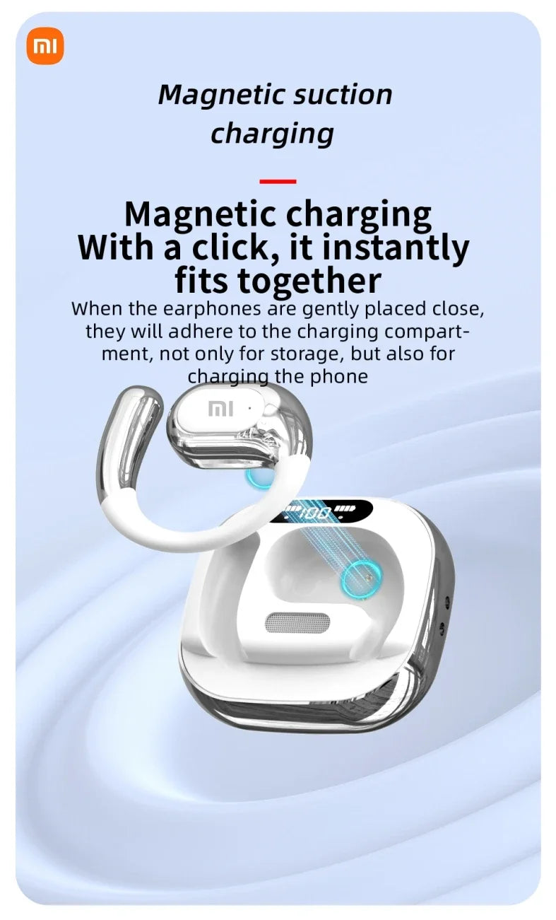 Xiaomi K02 Wireless Bluetooth 5.5 Smart with Microphone Noise Cancellation Sports OWS Long Resistance Headphones - Universal Market