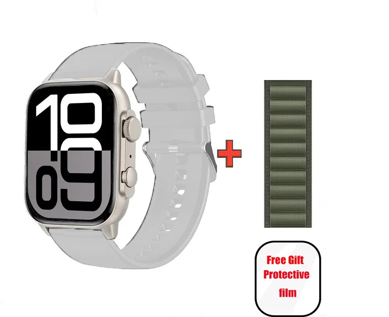 Microwear Smart Watch Ultra 4 Pro Series 10 49mm Gesture Answer ChatGPT NFC Compass Waterproof Sport Smartwatch For Android ios