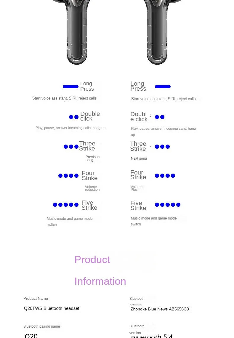 Air31 Max True Wireless Bluetooth Earphone Binaural Small In Ear Buds Sports Stereo Bass TWS Earbuds Sports Headset - Universal Market