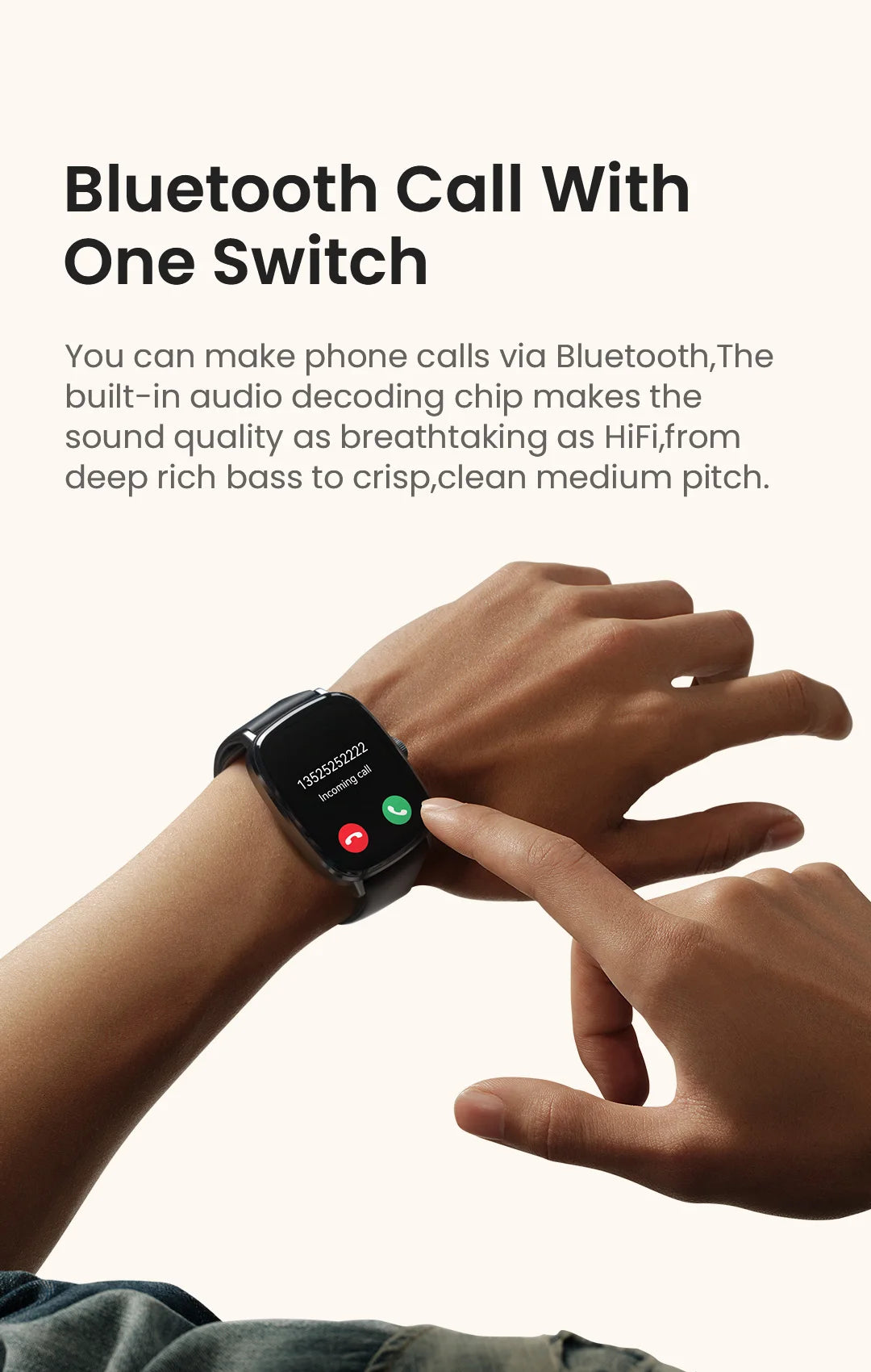 HAYLOU RS5 Smart Watch Men 2.01'' AMOLED Display 24H Health Monitoring Bluetooth Phone Calls AI Voice Assistant Sport Smartwatch
