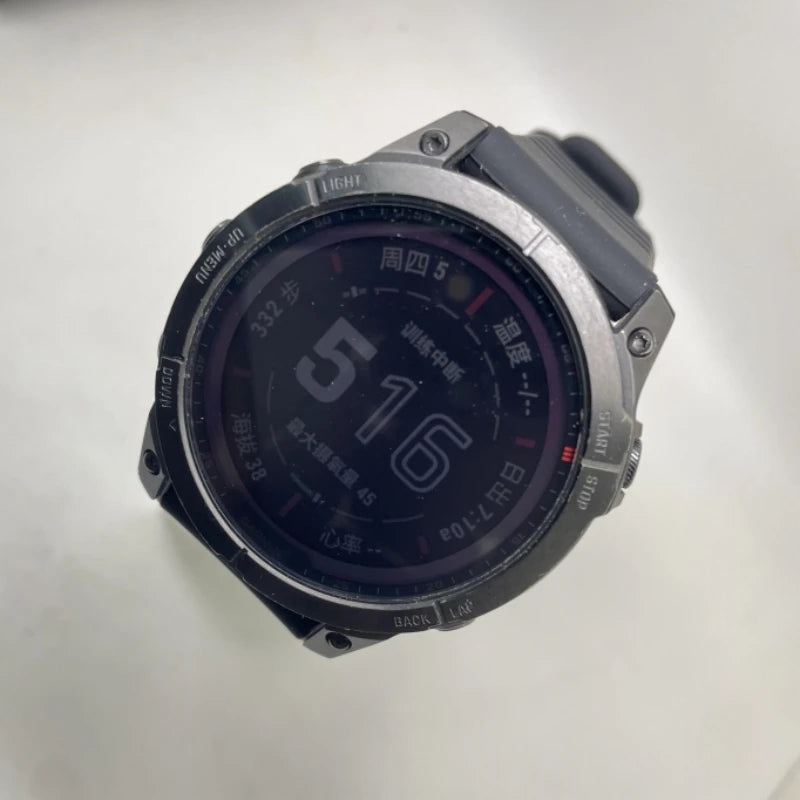 Used Refurbishment garmin Fenix7 solar Running cycling swimming golf function GPS+GLONASSGPS marathon Smart Watch 10ATM