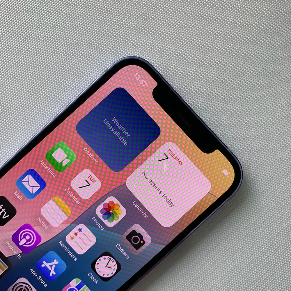 Original Apple iPhone 12 5G Mobile Phone Face ID 64GB/128GB NFC 6.1" Super Retina XDR OLED A14 IOS Hexa-Core iphone 12