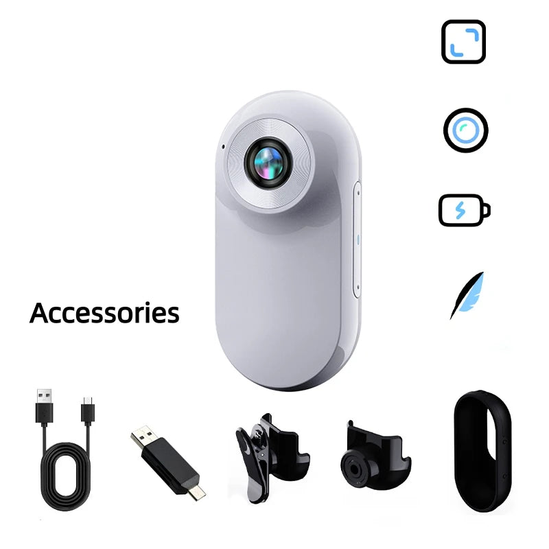 Mini 1080P Portable Camera Outdoor Sports Body Comcroder 0.96in Display Audio and Video Recorder Small DV Digital HD Monitor Cam