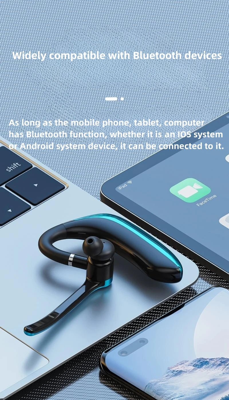 M80A Wireless Bluetooth Headset 5.3 Earphones Dual Connection Headphone with Dual Mic ENC Noise Cancelling Hands-free Earbuds - Universal Market