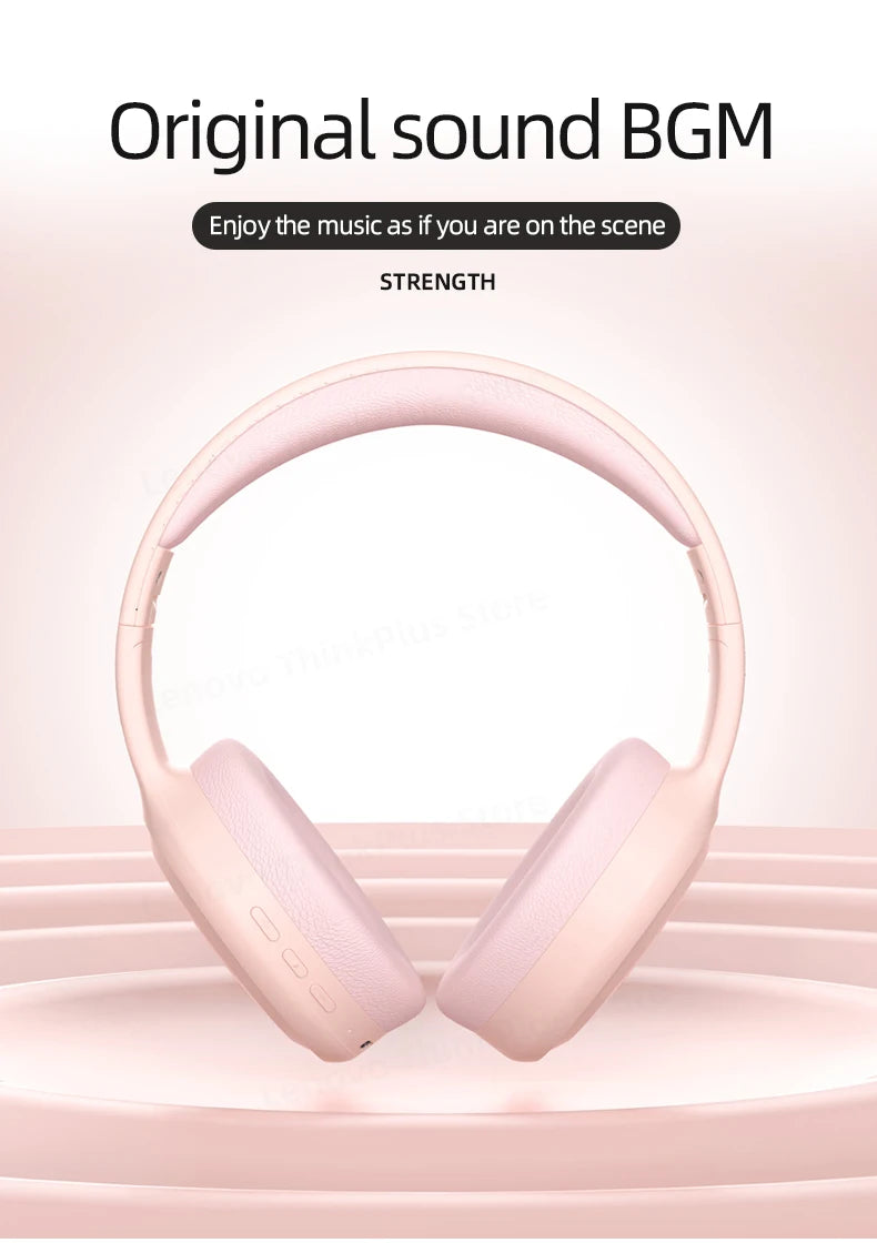 Original Lenovo th30 wireless earphone Bluetooth earphone 5,0 foldable headset sports earphone gaming earphone - Universal Market