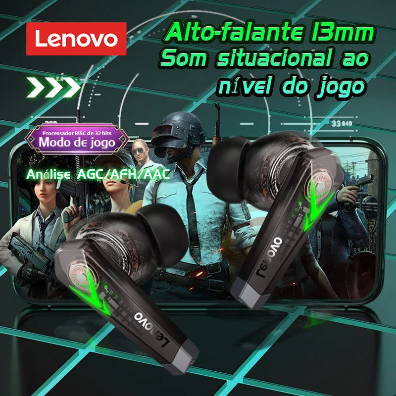Choice Original Lenovo LP6 TWS Wireless Buletooth V5.1 Earphones Dual Mode Music Gaming Headsets New E-Sports Headphones - Universal Market