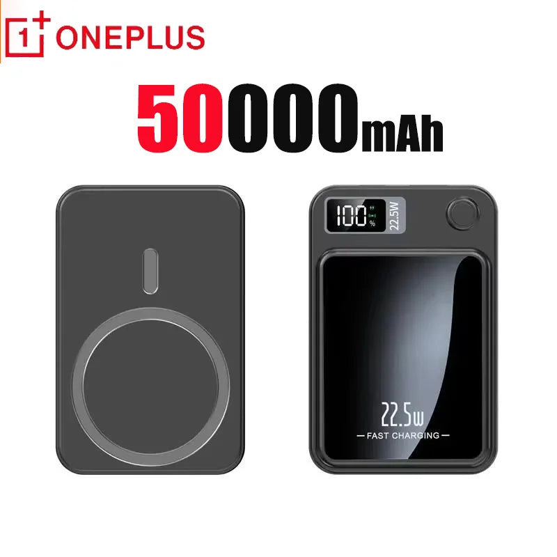 Oneplus 200000mAh Wireless Magnetic Power Bank 22.5W Fast Charging Portable External Battery PowerBank Magsafe for iPhone Huawei