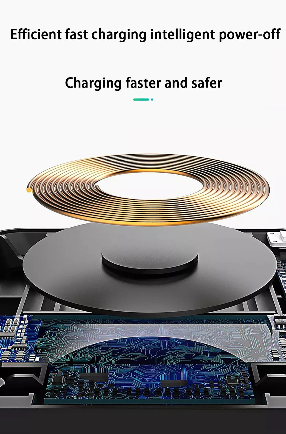 Car Wireless Mobile Phone Charger Center Console Storage QI 18W iPhone fast charge for Porsche Cayenne E3 2019–2025