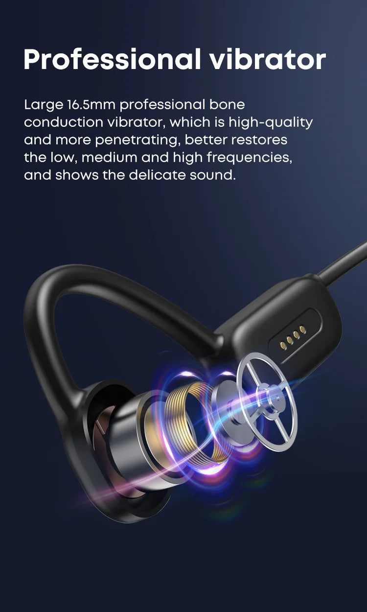 Xiaomi Bone Conduction Earphone IPX8 Wireless Open Headset Bluetooth 5.3 Swimming Bluetooth Headphones 32GB MP3 Sports Earbuds - Universal Market