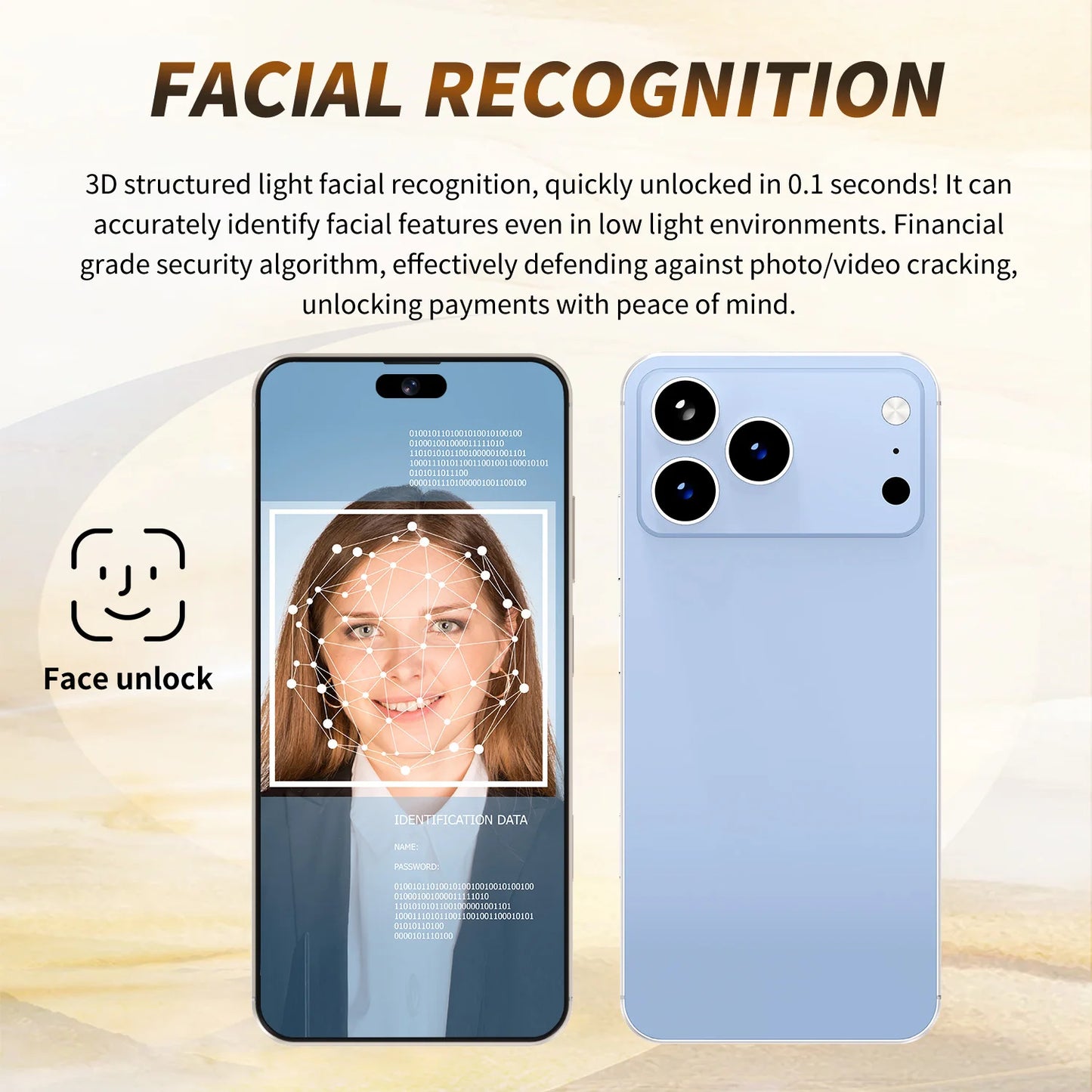 2025 HOT XS17 Pro Max 22GB 2TB 7.3inch HD Global Edition Original Smart Dual Card 8000mAh Battery Facial Recognition Function