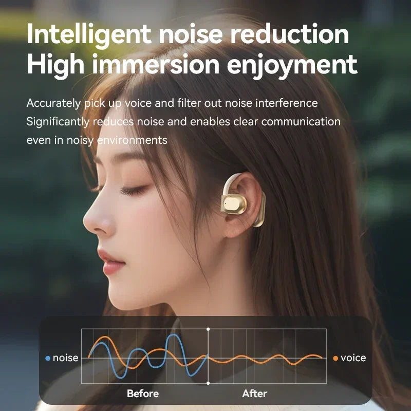 XIAOMI M62 Open Hanging Wireless Earphones with Air Bone Conduction Waterproof and Painless Wearing, Running Earphones with Mic - Universal Market