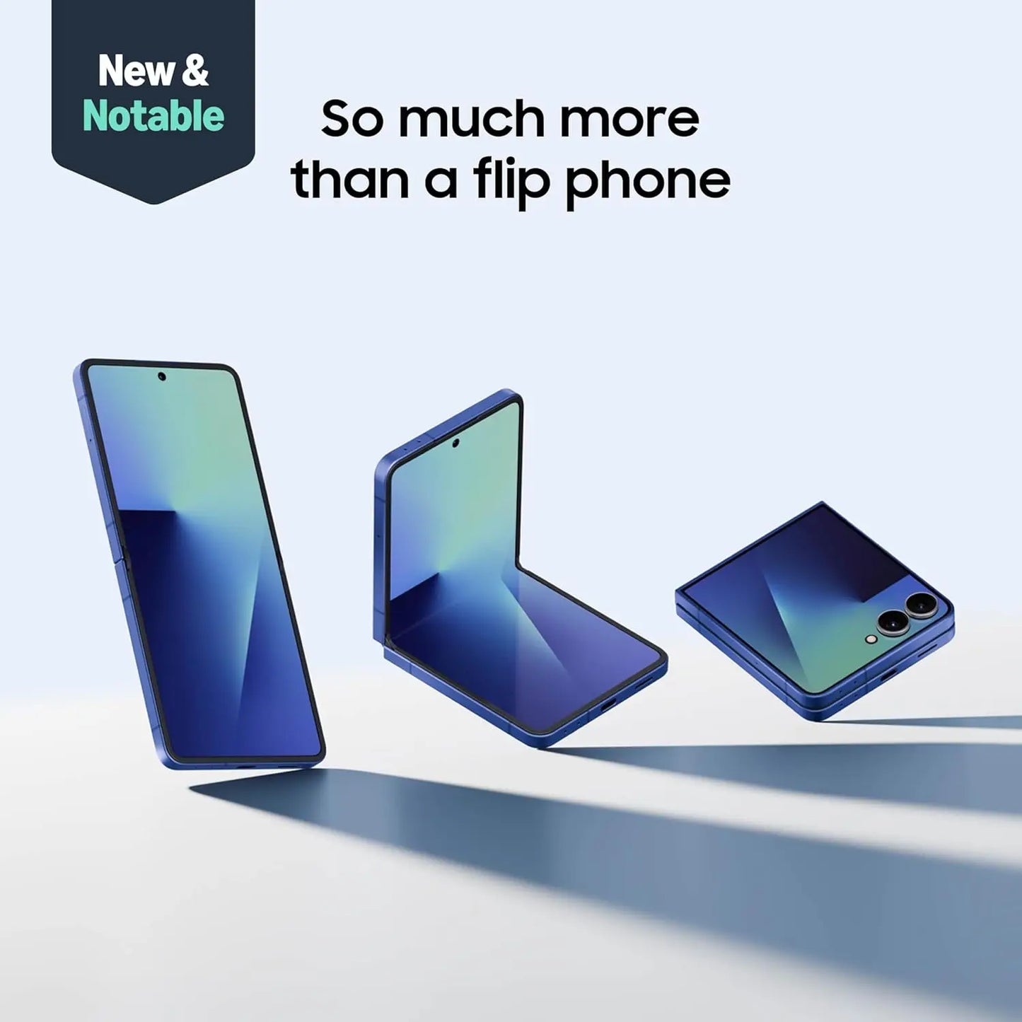 2025 New Samsung Galaxy Z Flip7 Foldable AI Smartphone Exynos 2500 6.9" Dynamic AMOLED Display 50MP Camera for Selfies 4300mAh
