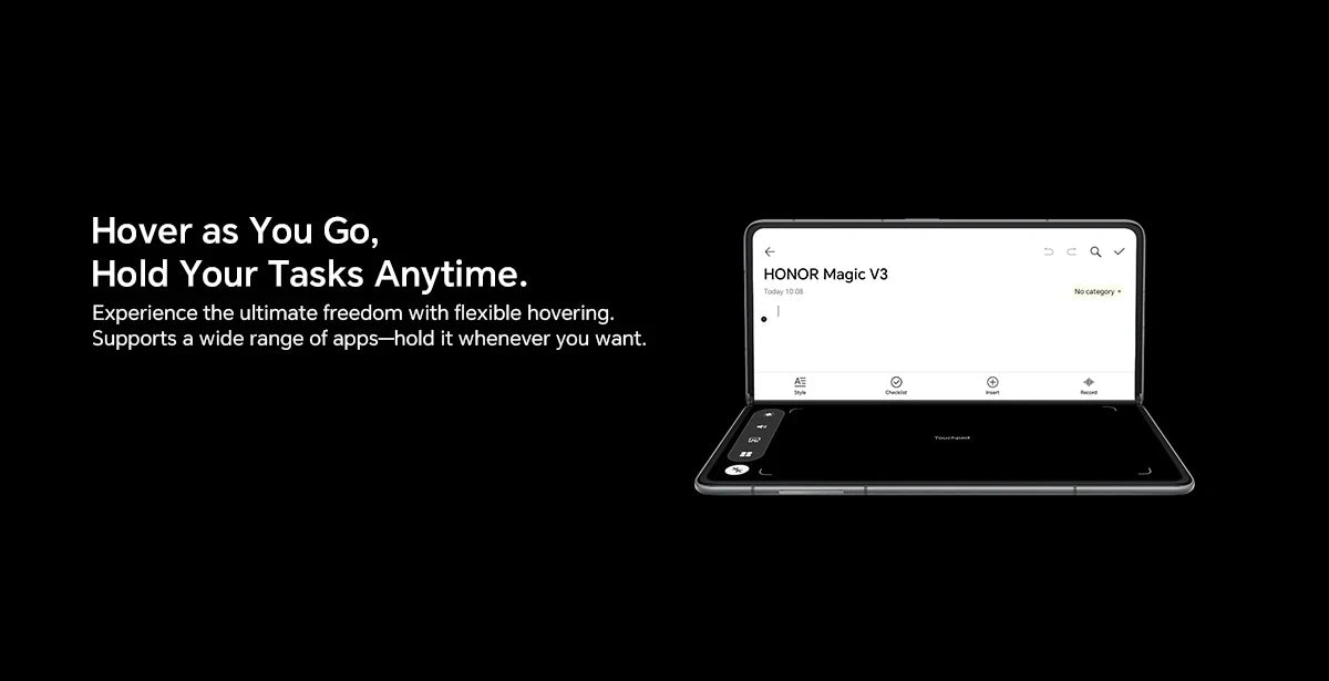 Honor Magic V3 Global Version 5G Foldable 7.92'' LTPO AMOLED 120Hz Display 50MP Cameras Snapdragon 8 Gen 3 5150mAh 66W NFC
