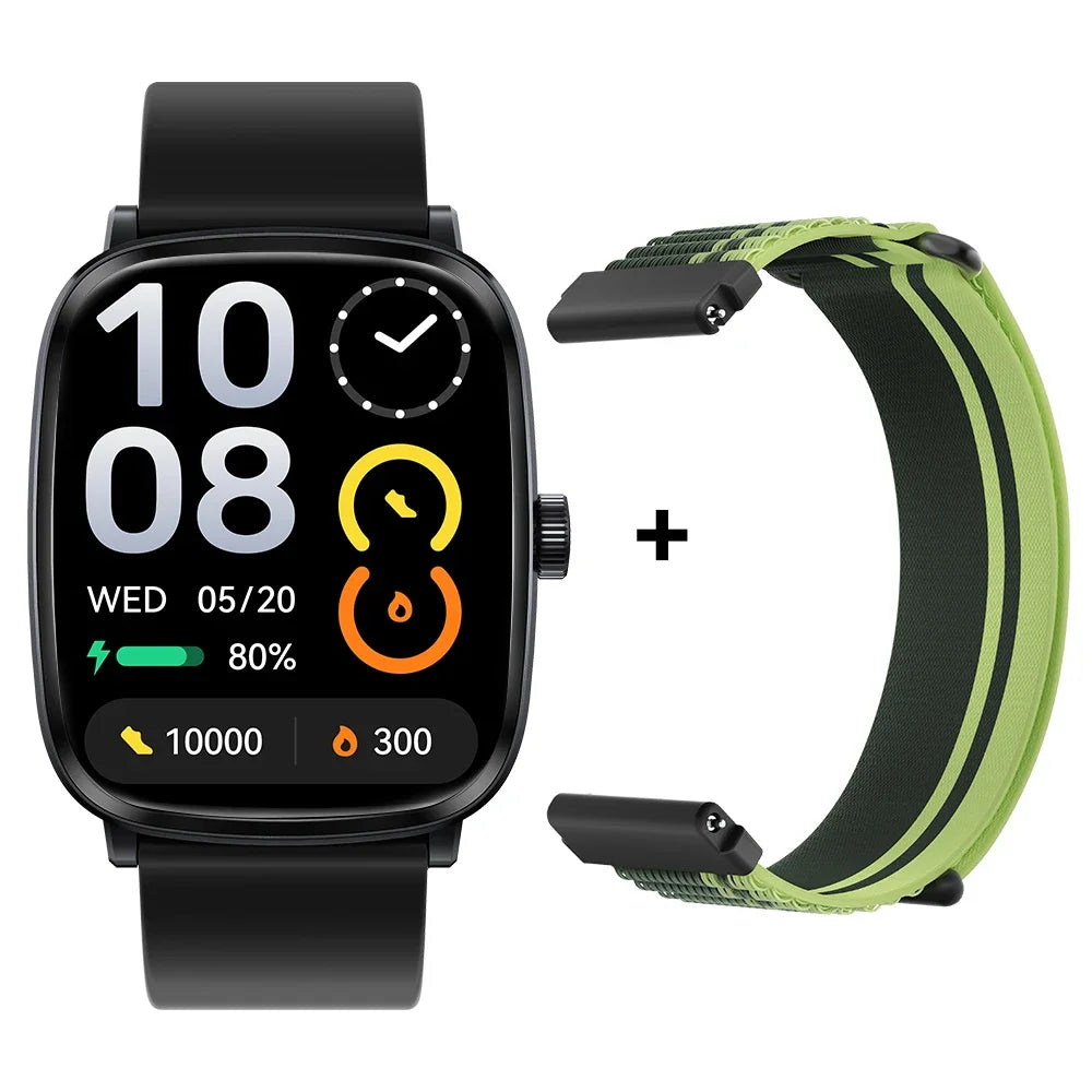 HAYLOU RS5 Smart Watch Men 2.01'' AMOLED Display 24H Health Monitoring Bluetooth Phone Calls AI Voice Assistant Sport Smartwatch