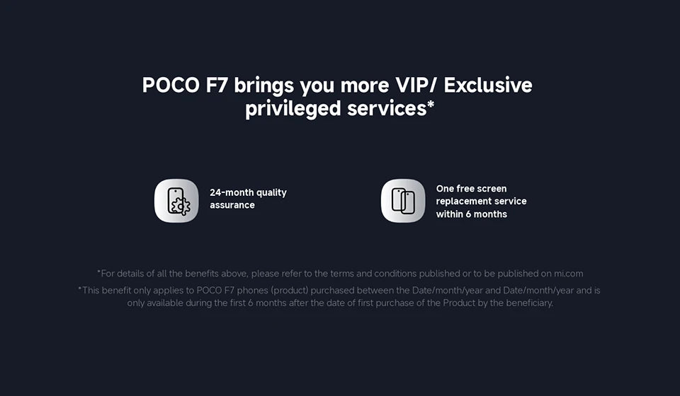 POCO F7 Global Version Smartphone Snapdragon® 8s Gen 4 90W 6500mAh Battery 6.83" 1.5K AMOLED Display 50MP Camera 5G NFC