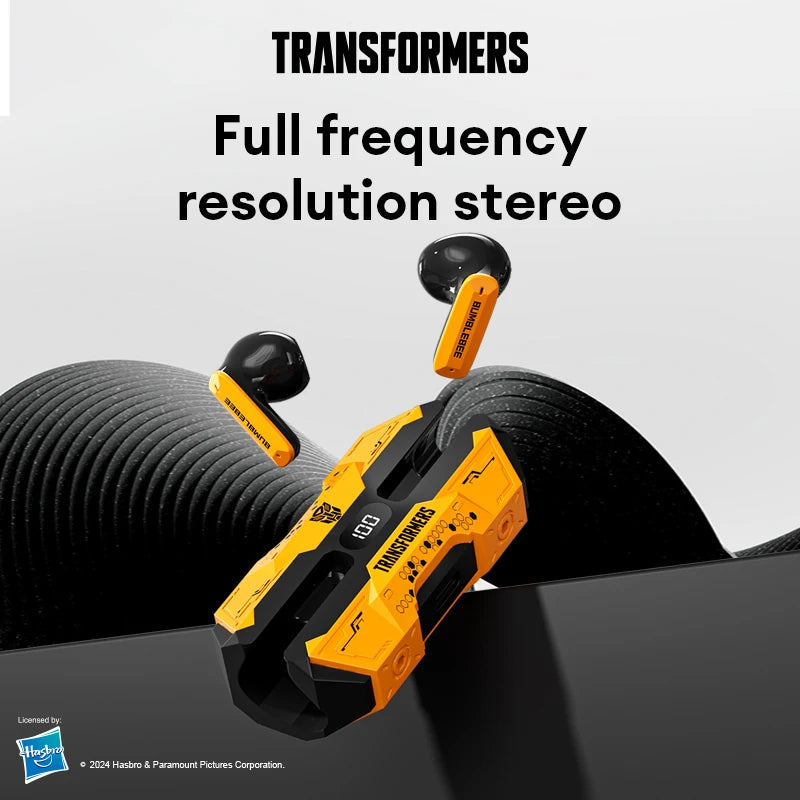 Choice TRANSFORMERS TF-T51 Bluetooth 5.4 TWS Earphones Low Latency Gaming Earbuds Long Endurance HiFi Music Headphones With mic - Universal Market