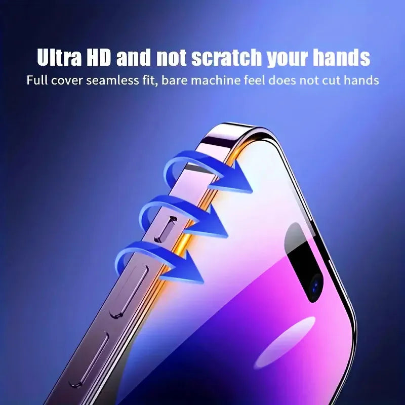 2/3/4Pcs For iPhone 17 Pro Max Tempered Glass For iPhone 17 Air 16 17 Pro Max Screen Protector Full Cover Glue Protective Glass