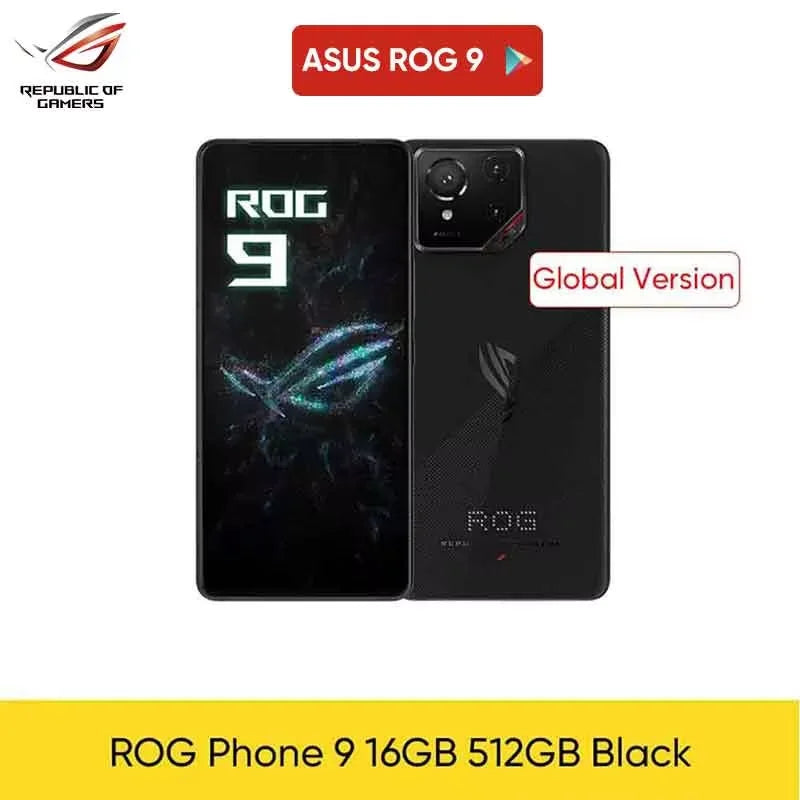 World Premiere ASUS ROG Phone 9 5G Smartphone Snapdragon 8 Elite 6.78‘’ 185Hz AMOLED Display ROG 9 Pro 5800mAh NFC Mobile Phone