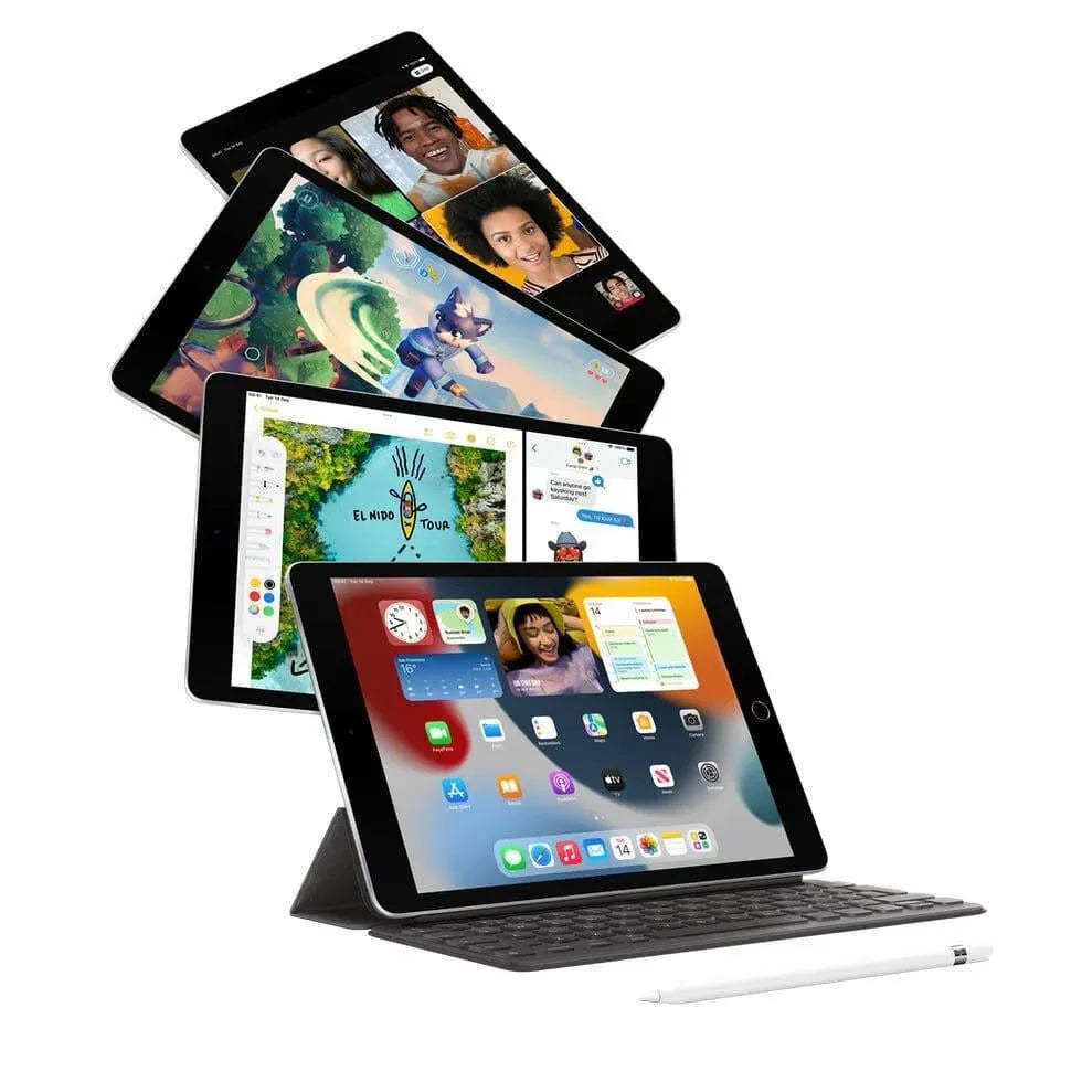 96% New Original Apple iPad 10.2(2021)Unlocked iPad 9th Gen Wifi+LTE/Wifi 64GB 10.2'' A14 Bionic Retina IPS LCD iOS 15 Tablet