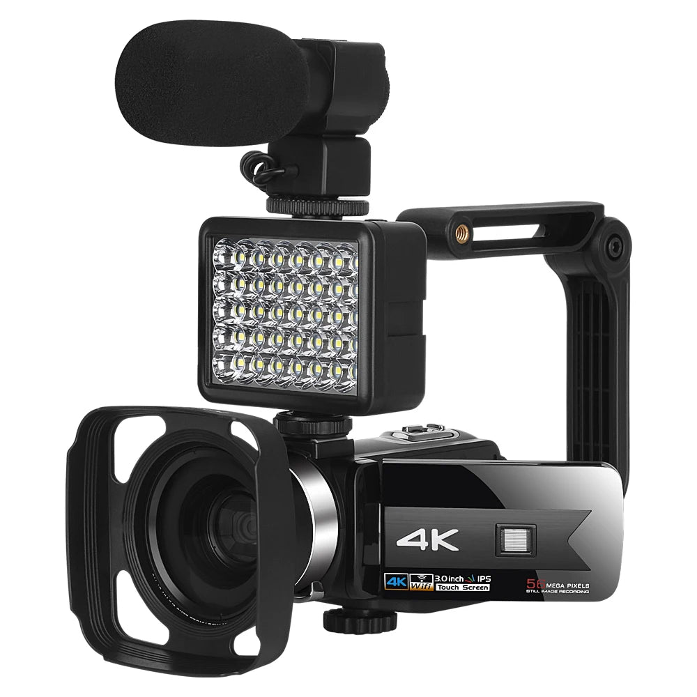 Full HD Video Camera Vlogging Camcorder For Youtube Live Stream WIFI Webcam Night Vision 4K 16X Zoom Photography Digital Cameras