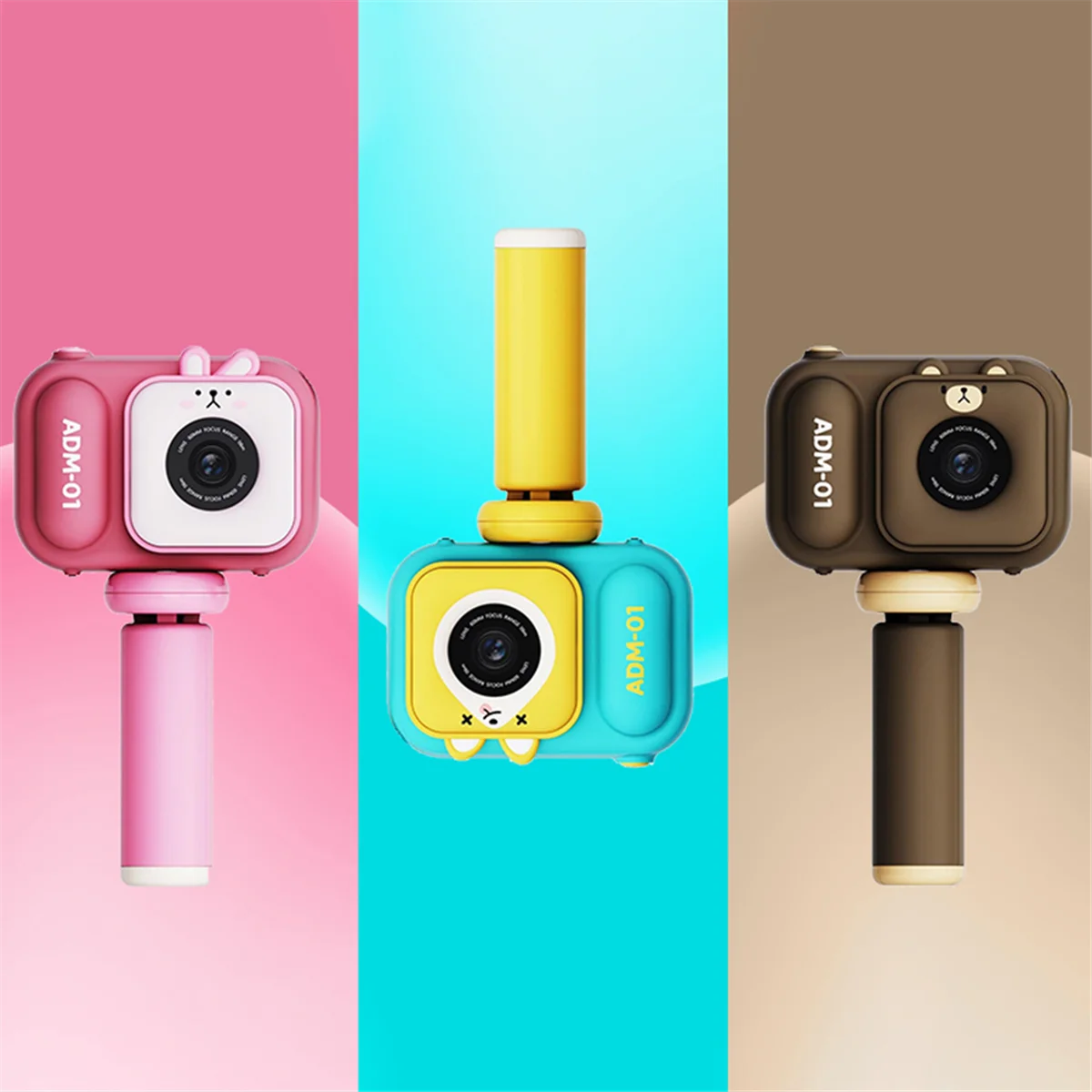 Portable S11 48MP Handheld Bracket HD Dual-Lens Children Camera With Photo Video Support Fixed Multifunctional Camera, Easy Inst