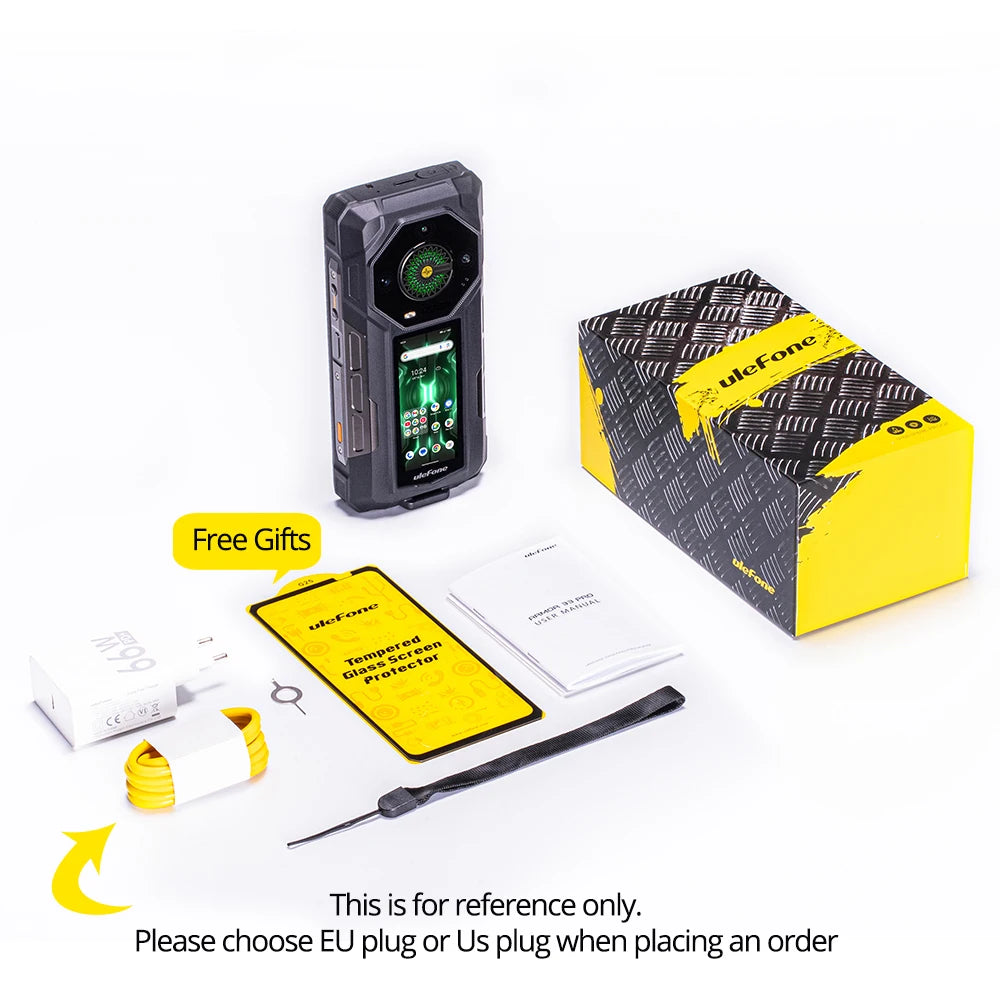 【World Premiere】Ulefone Armor 33 Pro 5G Rugged Phone 25500 mAh 512GB ROM 120Hz 6.59”3.4" Rear Screen NFC Android Smartphone