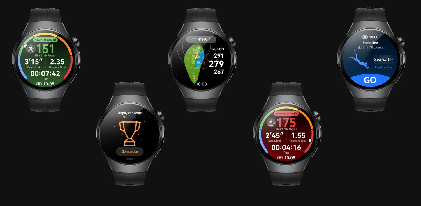HUAWEI WATCH 5, eSIM Smartwatch, Multi-sensing X-TAP, Health MOT, Running Watches, Real-Time Blood Oxygen, iOS & Android