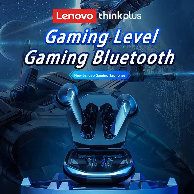 Lenovo GM2Pro Wireless Bluetooth Headset LED Light Waterproof Noise Cancelling Earbuds Wireless Headphones Bluetooth Earphones - Universal Market
