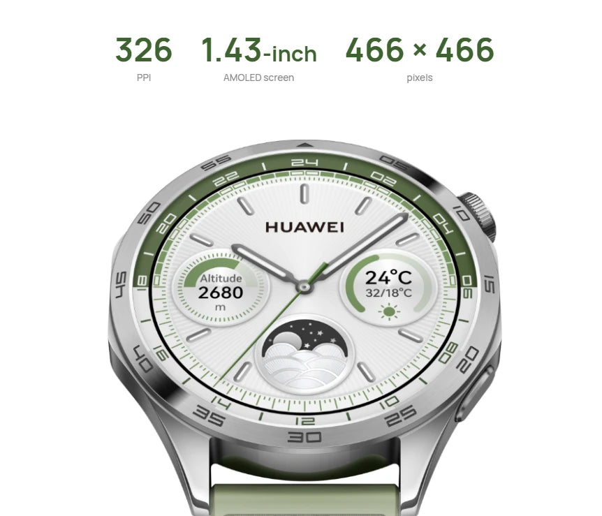 Smartwatch,HUAWEI Watch GT 4,Smart Watch,Custom Watch Faces,up to 14 days battery,HUAWEI TruSeen™ 5.5,Answer Bluetooth Calls