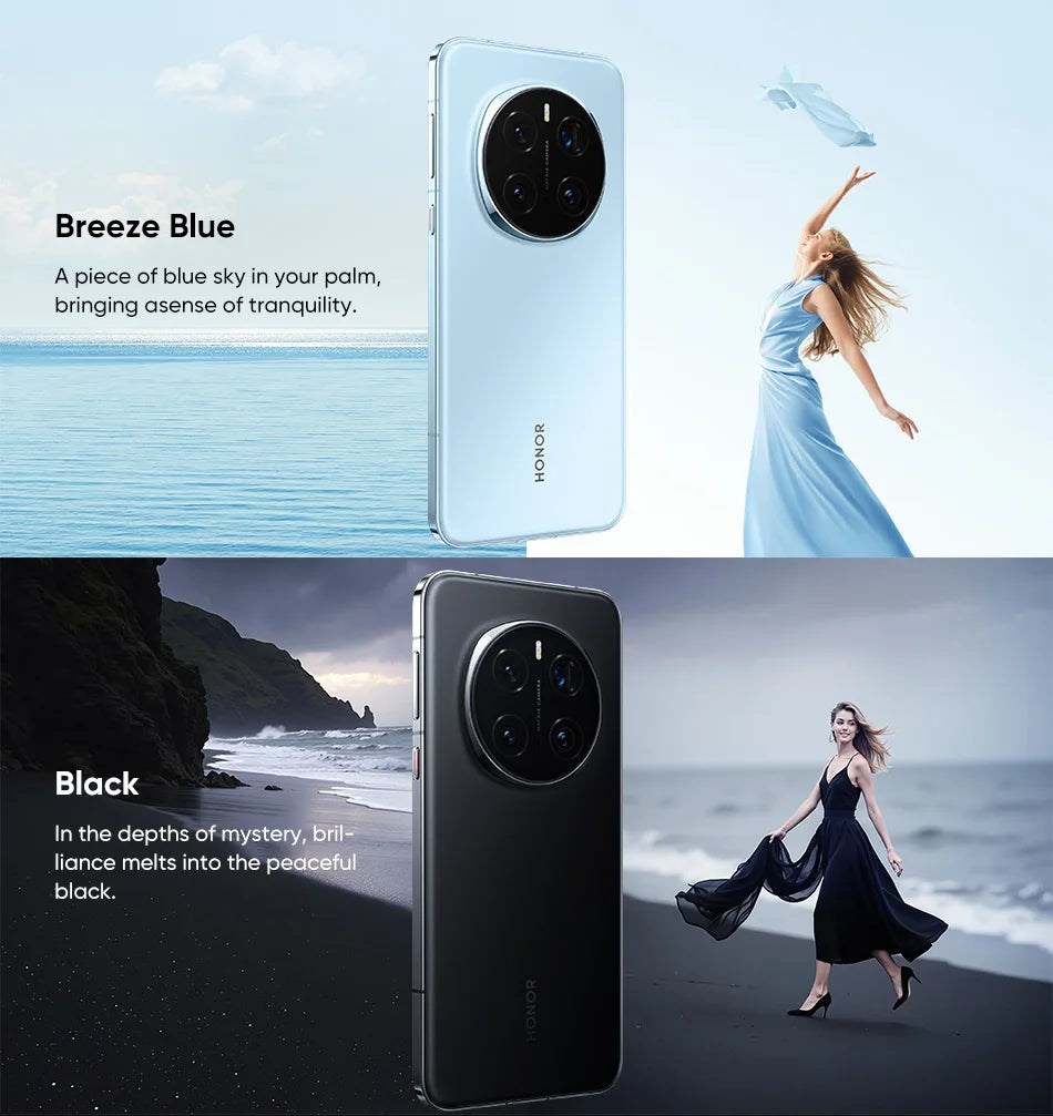 Original New Arrival HONOR Magic7 Pro Global Version 5G Smartphone Snapdragon 8 Elite 6.8''120Hz Display 100W Fast Charger IP69