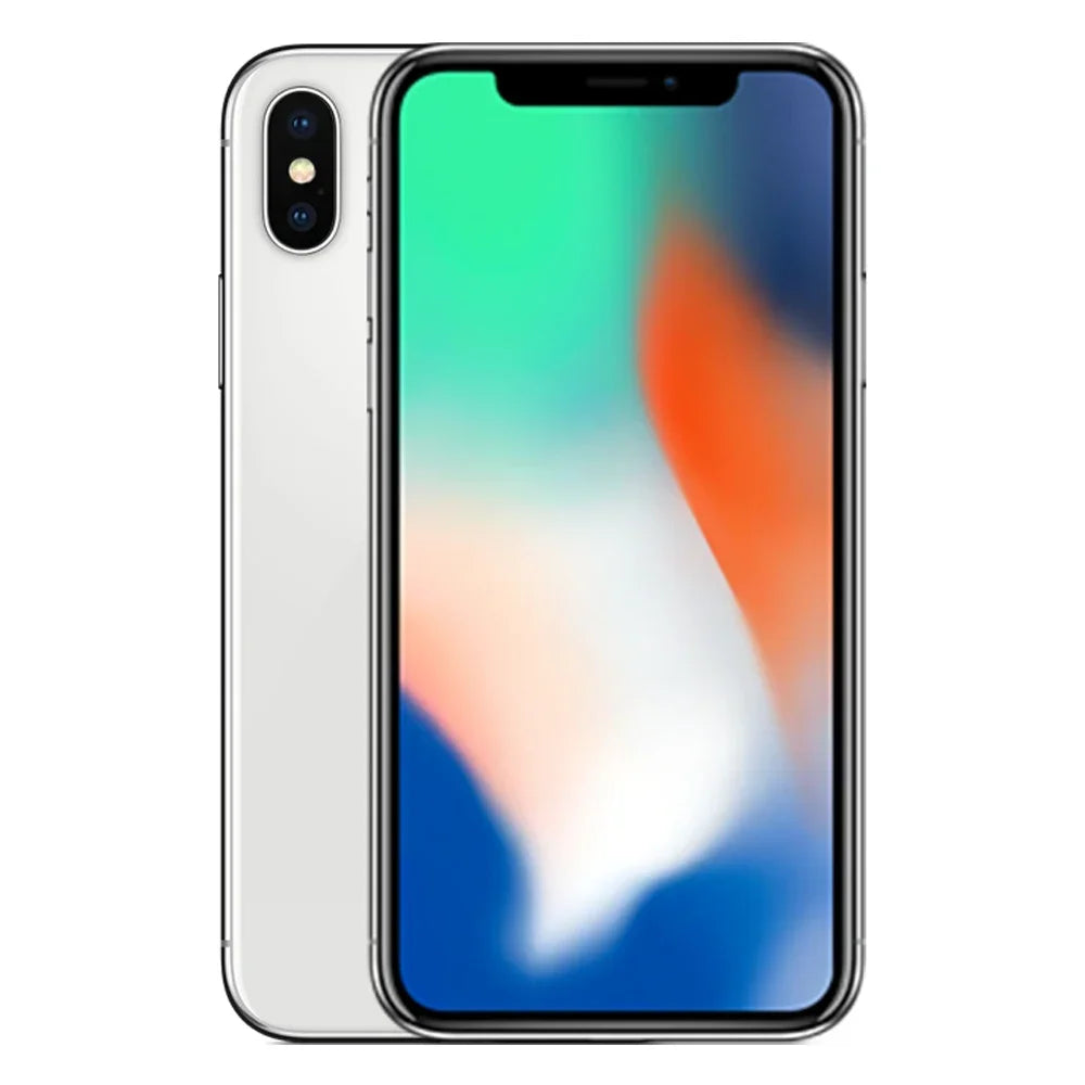 Original iPhone X 4G LTE Mobile Phone 3D Touch 3GB RAM 64GB/256GB ROM Face ID 5.8" OLED Screen 12MP+7MP Hexa Core SmartPhone