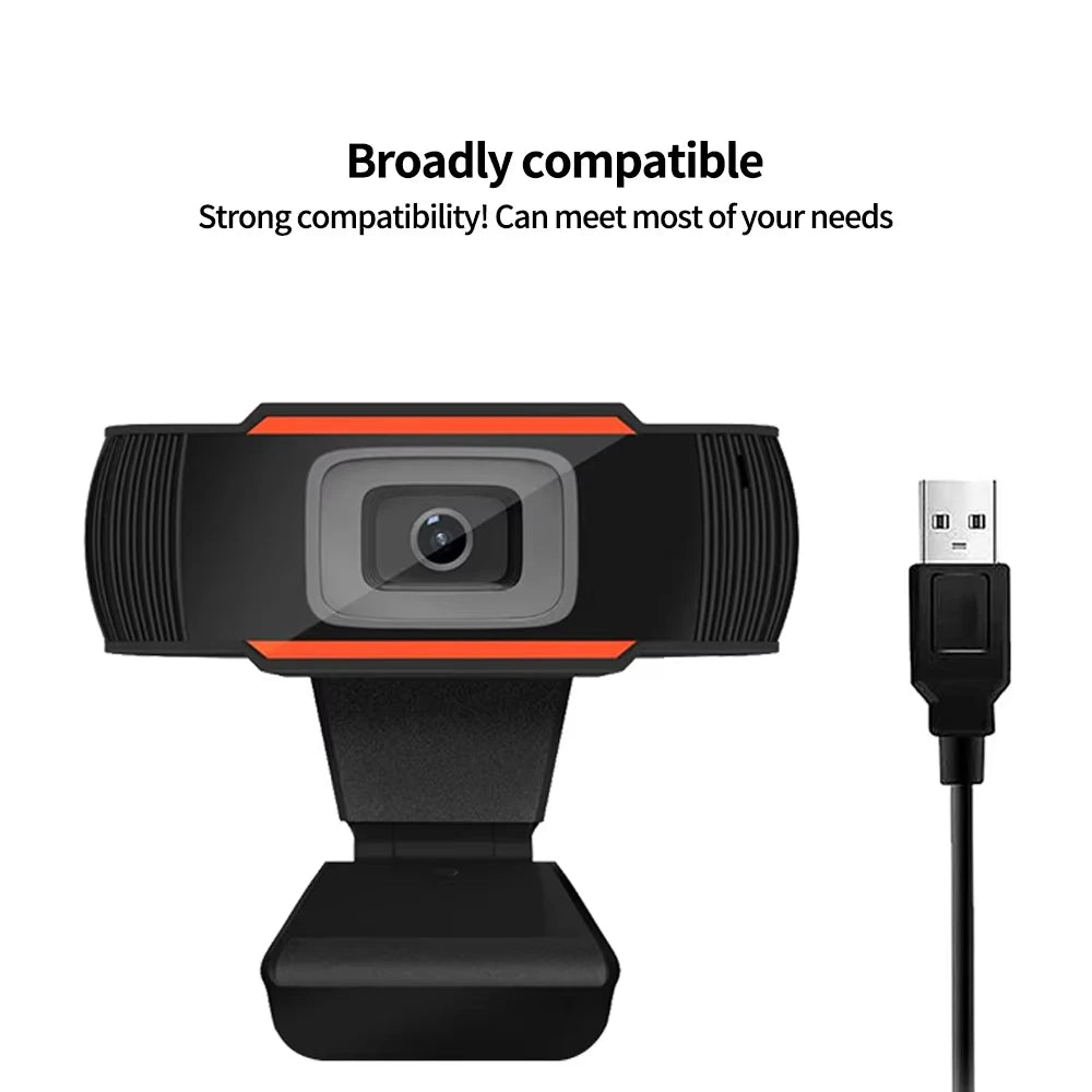 2K Full HD 1080P Network Camera Built in Microphone USB Camera Mini Web Cam for Auto Focus PC Mac Laptop Video Shooting Camera