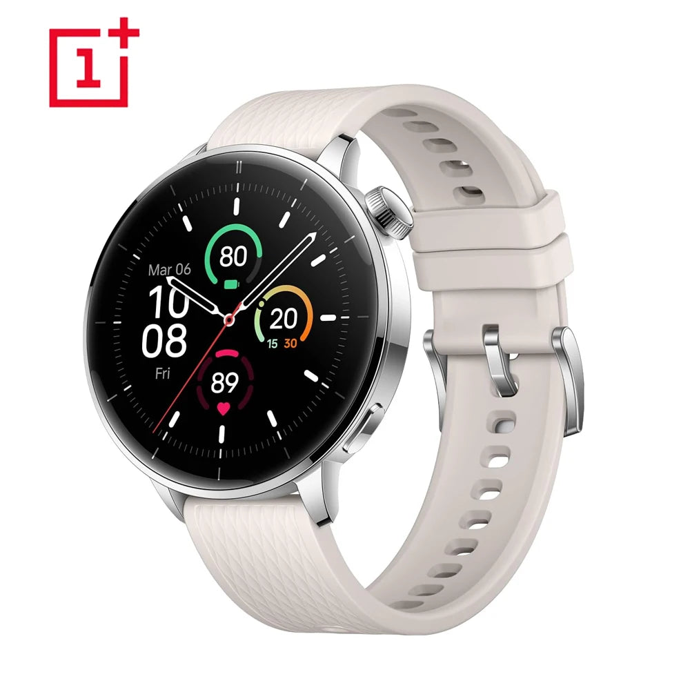Global Version OnePlus Watch 3 43mm Smartwatch 1.37 inches AMOLED Display Snapdragon W5 Gen 1 Up to 60h Battery life