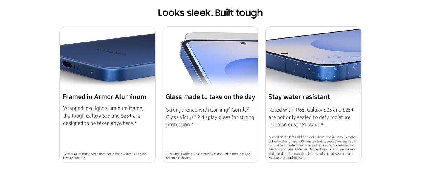 Original Samsung Galaxy S25+ 5G Smartphone Snapdragon 8 Elite 6.7"120Hz AMOLED 2X Screen 4900mAh Battery IP68 Samsung S25 Plus