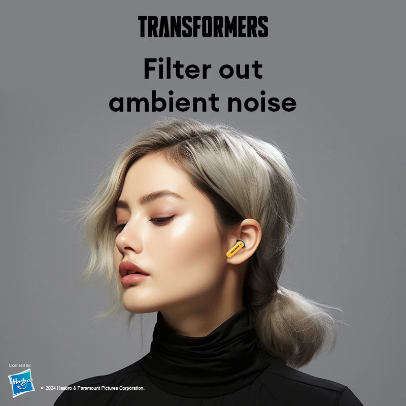 Choice TRANSFORMERS TF-T51 Bluetooth 5.4 TWS Earphones Low Latency Gaming Earbuds Long Endurance HiFi Music Headphones With mic - Universal Market