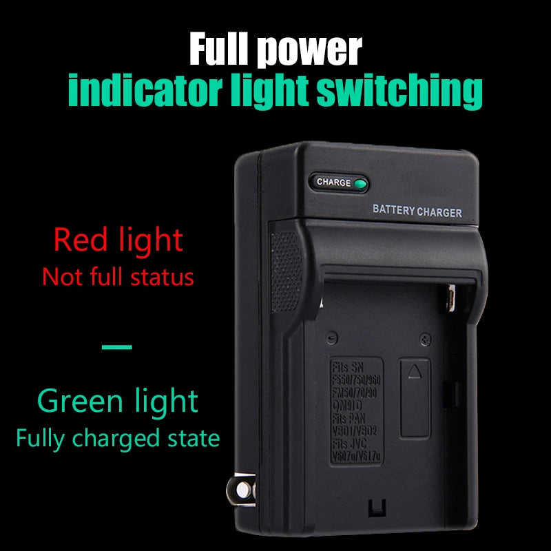 USB Charger For NP F550 NP-F750 NP-F970 Series Battery Charger For Battery Charger American Gauge Seat Charging
