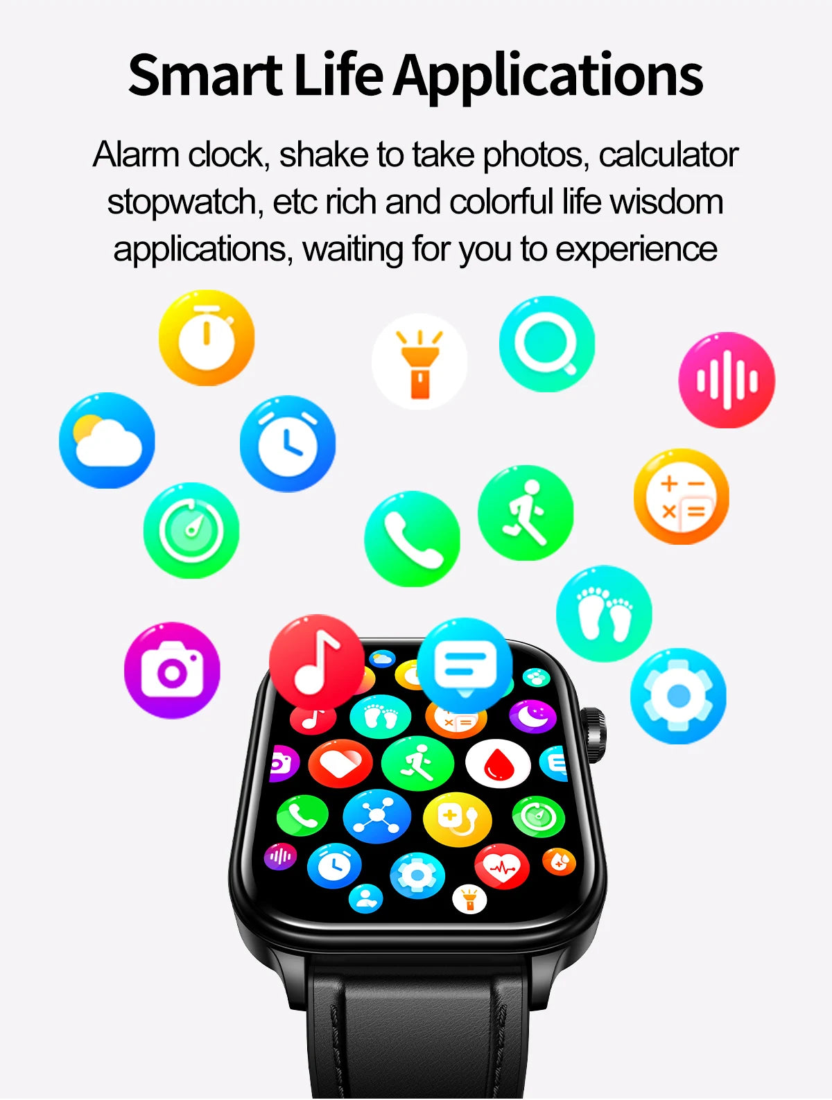 AI Diagnostic Detector Smart Watch Women Blood Lipid and Uric Acid Body Composition Test Women Menstrual Health Tracker 2025 New