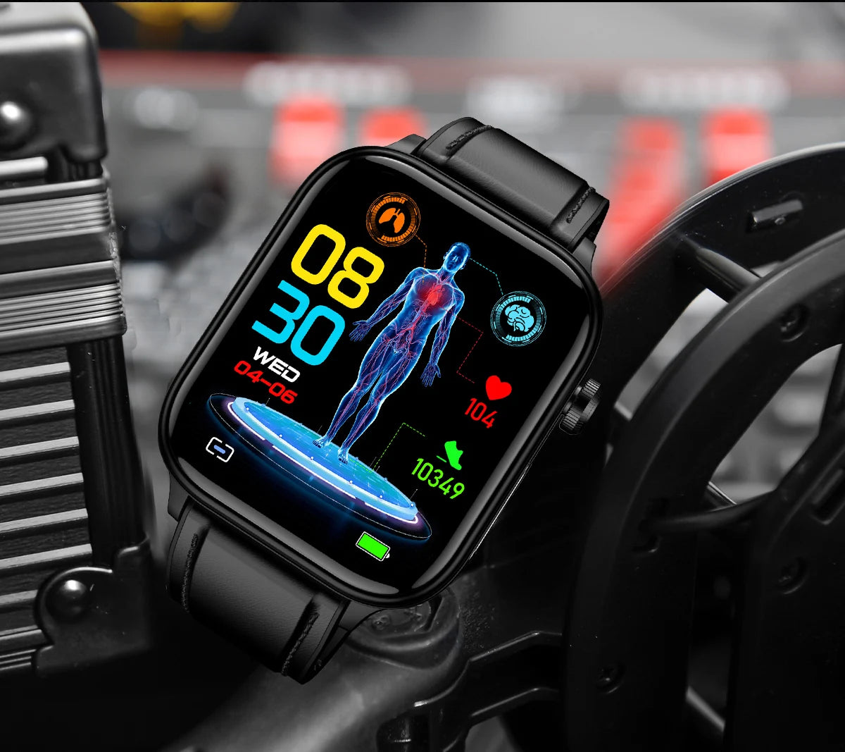 AI Diagnostic Detector Smart Watch Women Blood Lipid and Uric Acid Body Composition Test Women Menstrual Health Tracker 2025 New
