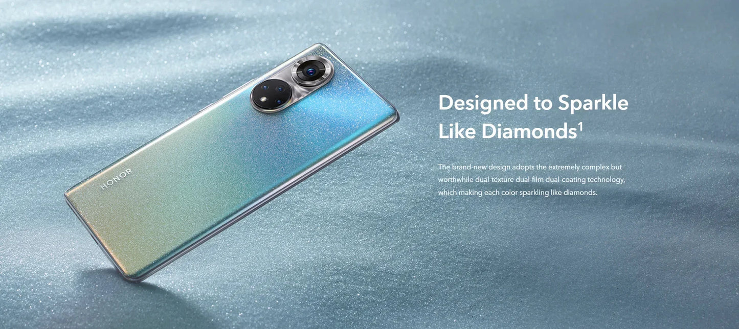 HONOR 50 Smartphone Global firmware 4300mAH 8GB RAM 256GB ROM 6.57 Inch Phone 2340x1080HD 32+108MP 5G Network Used mobile phones
