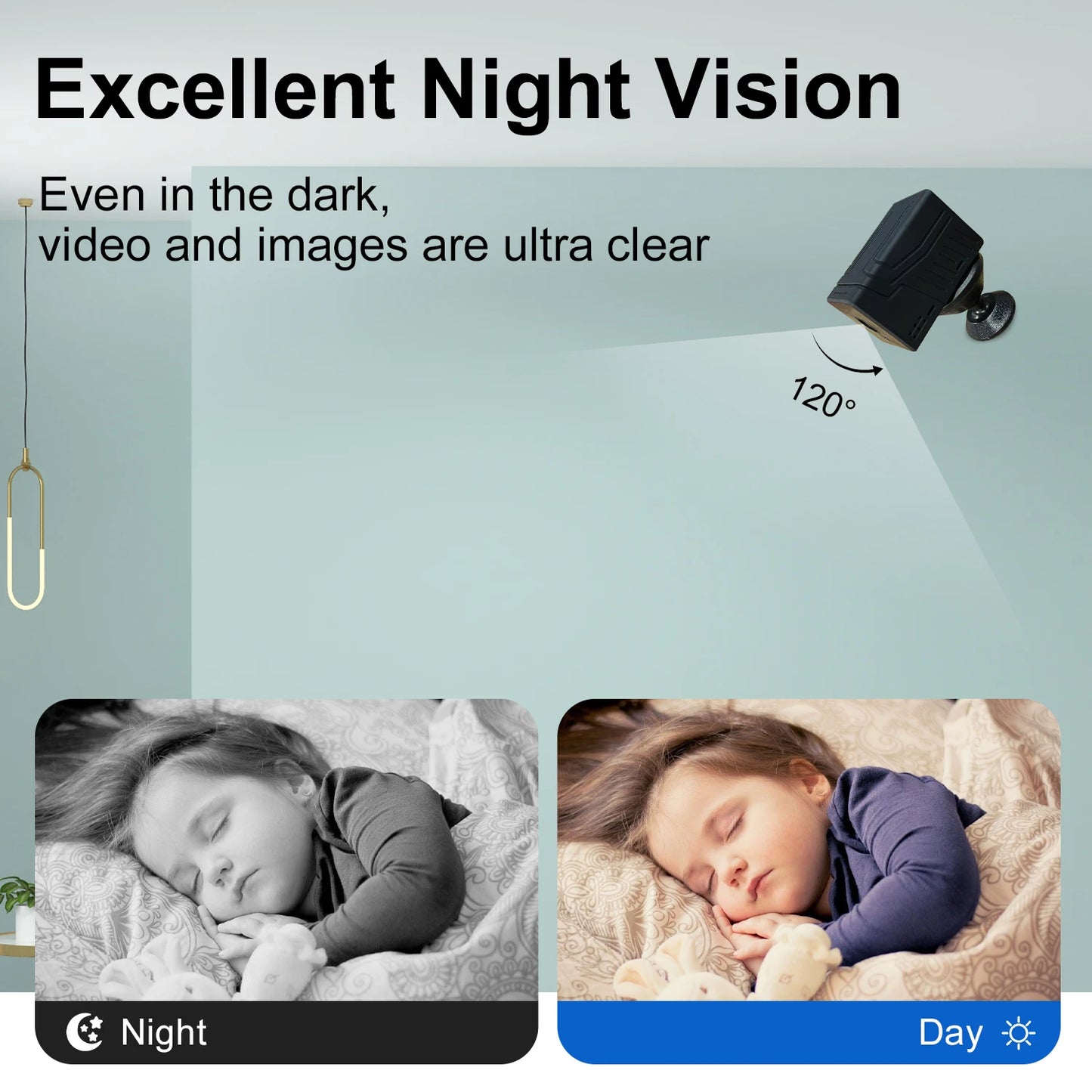 Wireless Mini Camera 5MP Security Wifi Camera Motion Detection Surveillance Home Smart Recorder Infrared Night Vision V380 Pro