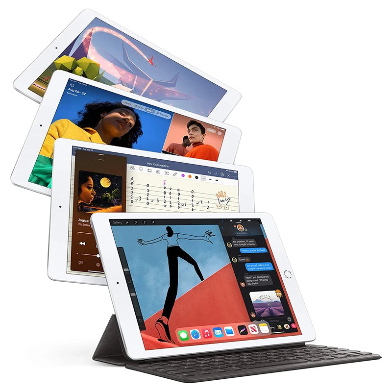 Apple ipad 8th Gen 2020 Wifi Version Model Tablet PC 8MP+1.2MP Camera A12 Fusion 10.2” Screen Support Apple Pencil Touch ID - Universal Market